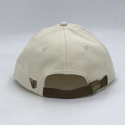 Cord Boys Brown/Off-White  Cotton Cap