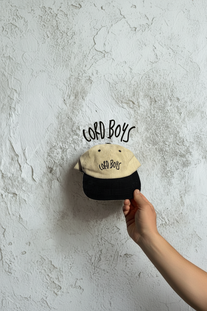 Cord Boys image with extended arm composition